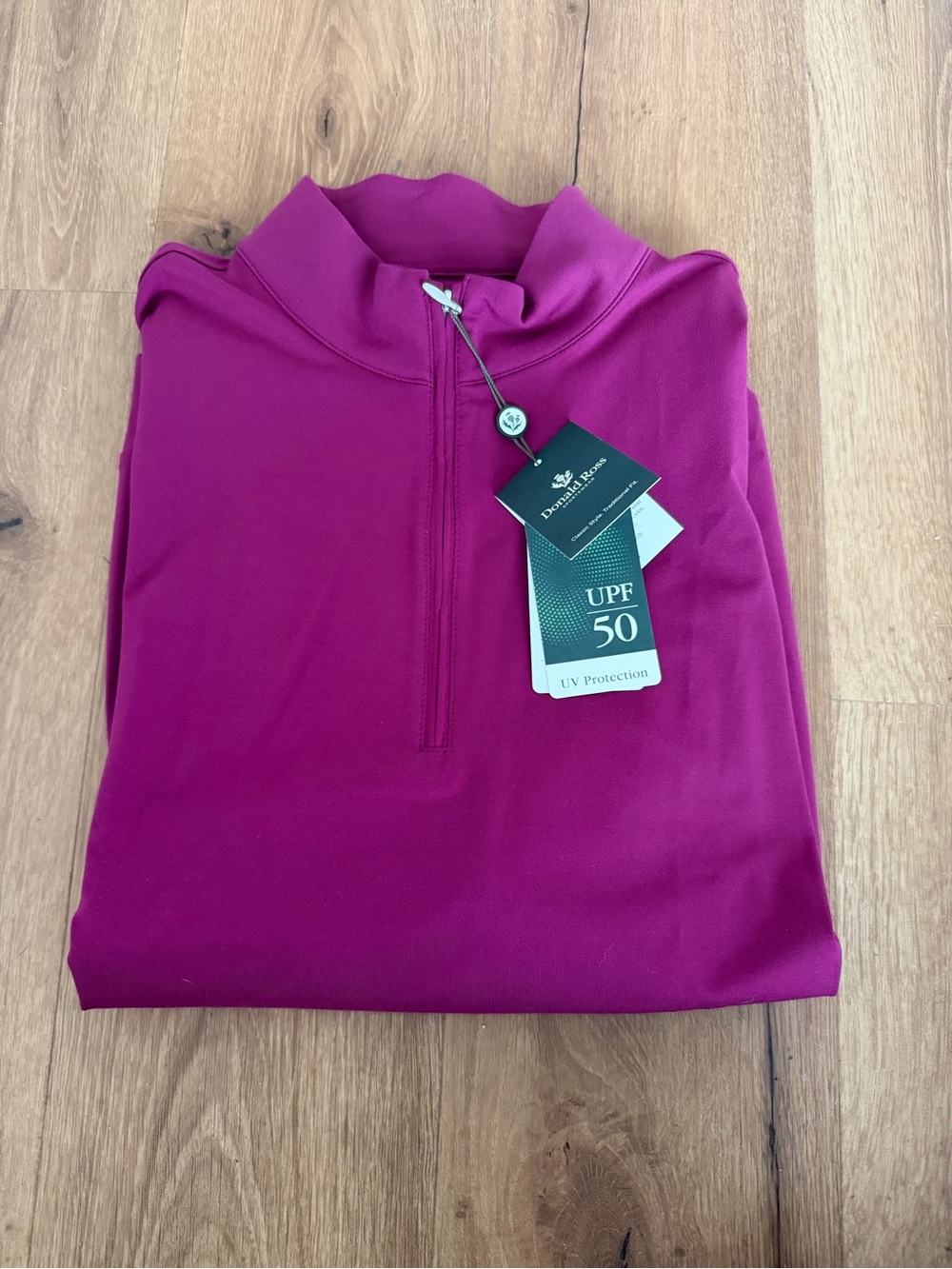 DONALD ROSS THE YEAR ROUNDER PULLOVER LARGE